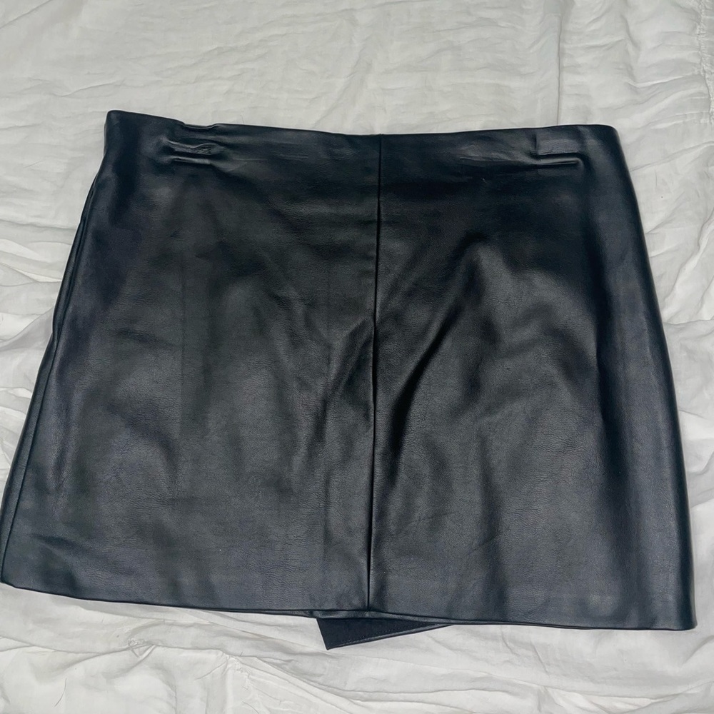 Leather Mini Skirt